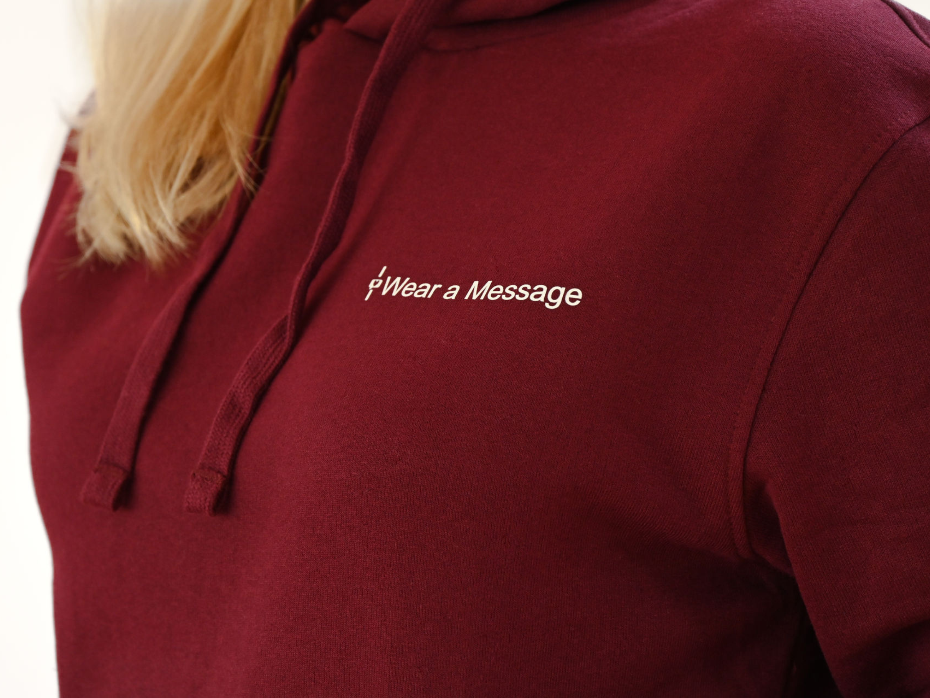 The Smile Hoodie Burgundy